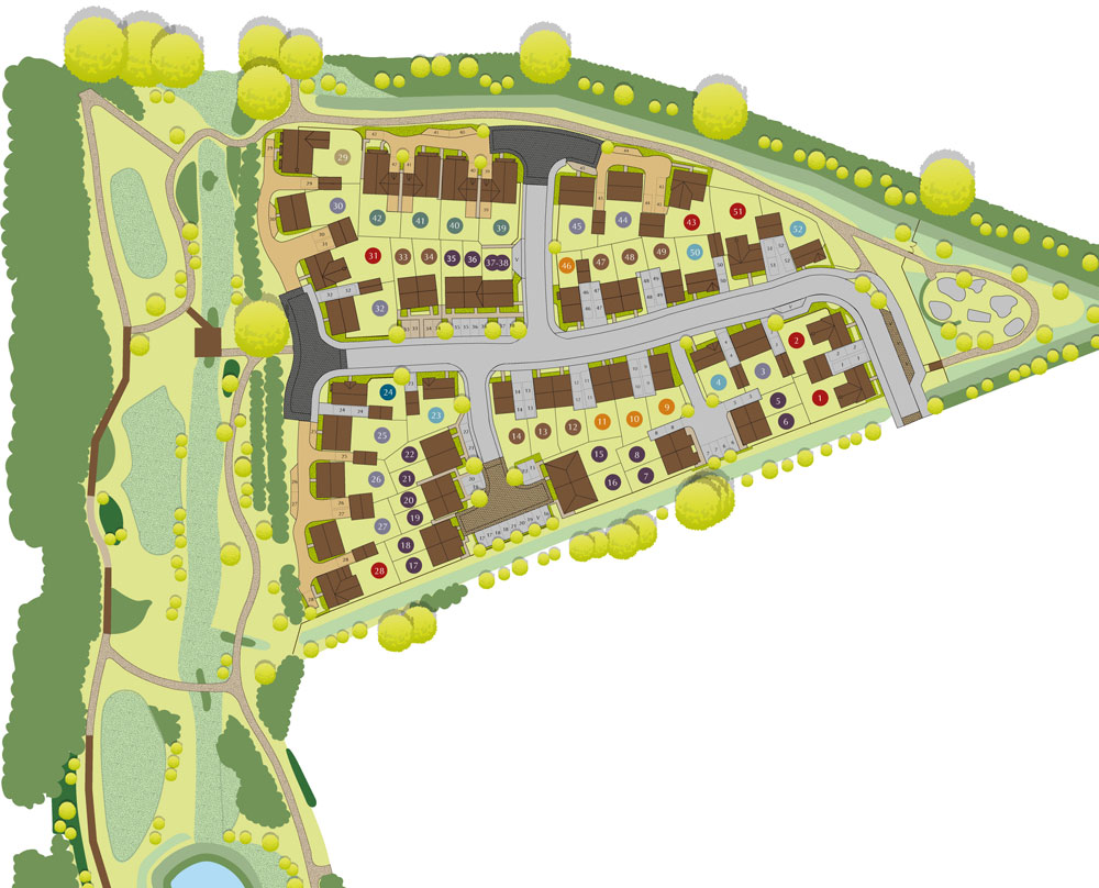 Plot 25 – The Linnet Siteplan