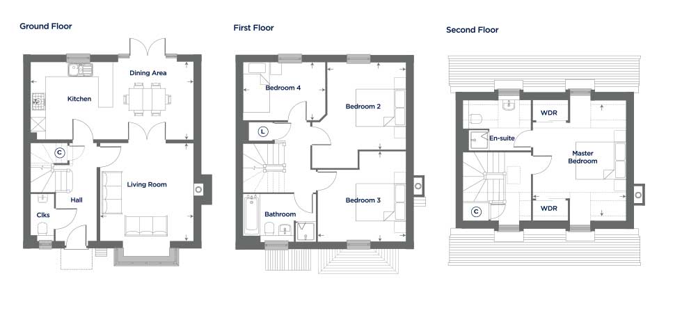 Plot 113 – The Heather Floor plan