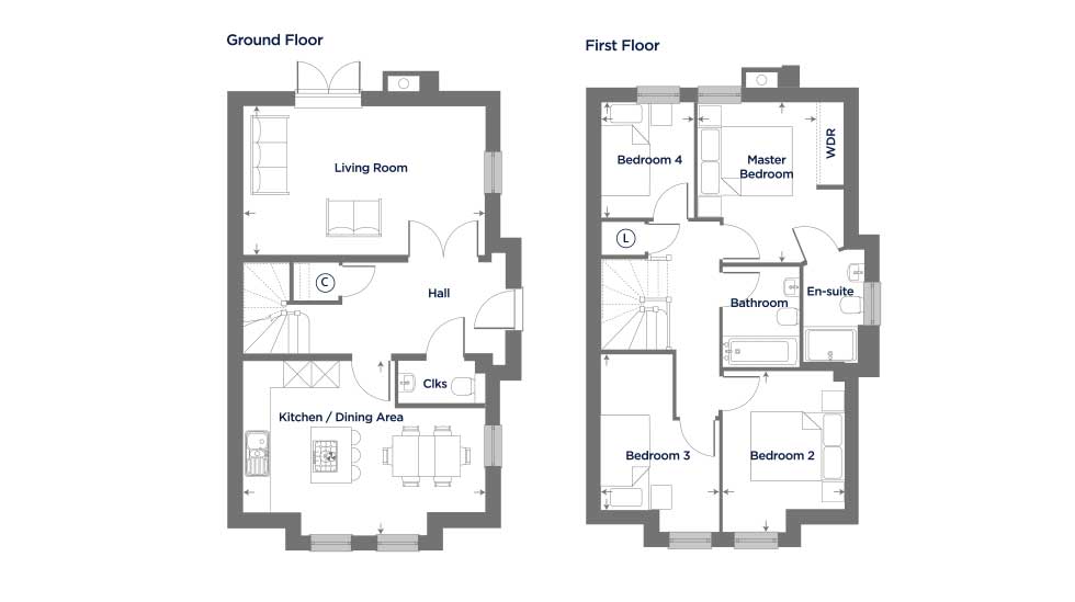 The Rosa – Plot 72 Floor plan