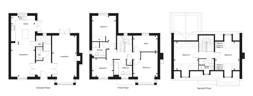 Plot 84 – The Pemberley Floor plan