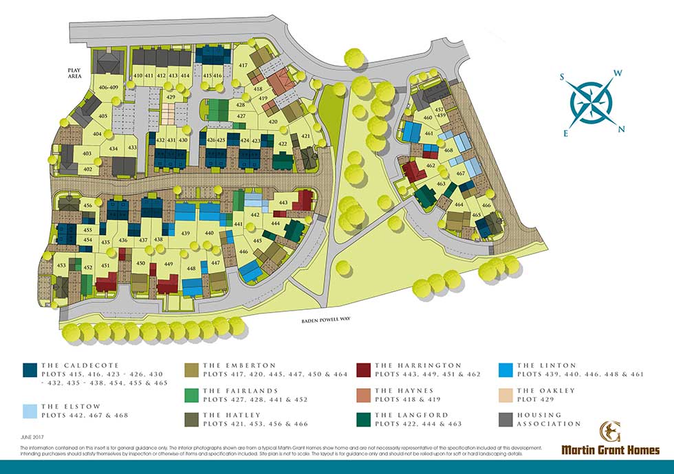 The Caldecote – Plot 435 Siteplan