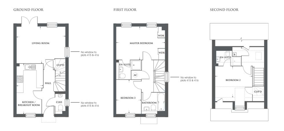 The Caldecote – Plot 426 Floor plan