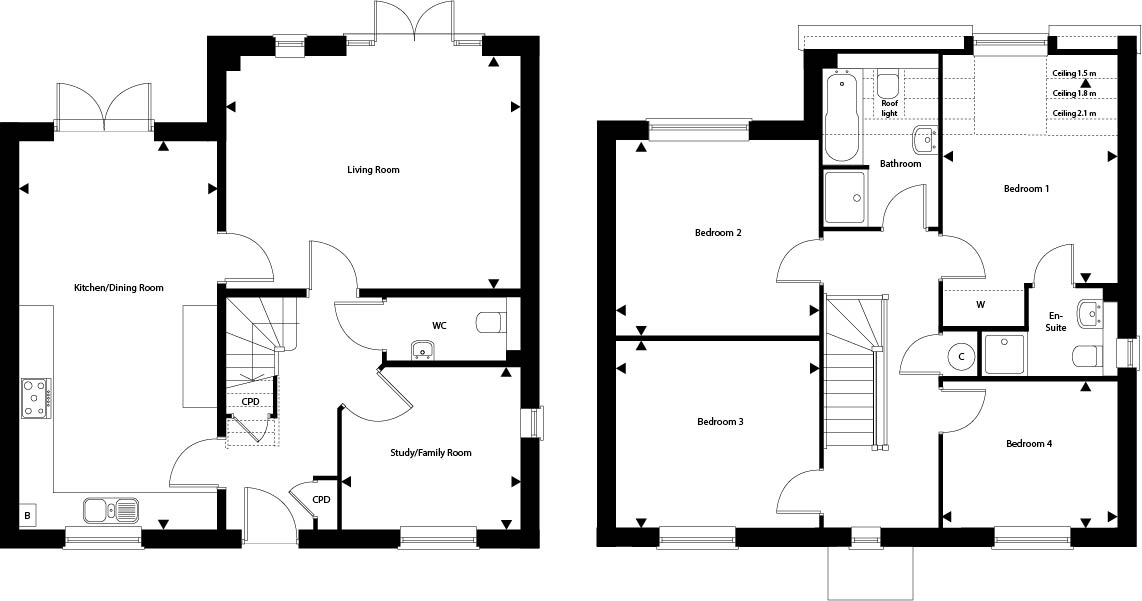 Plot 61 – The Salisbury Floor plan