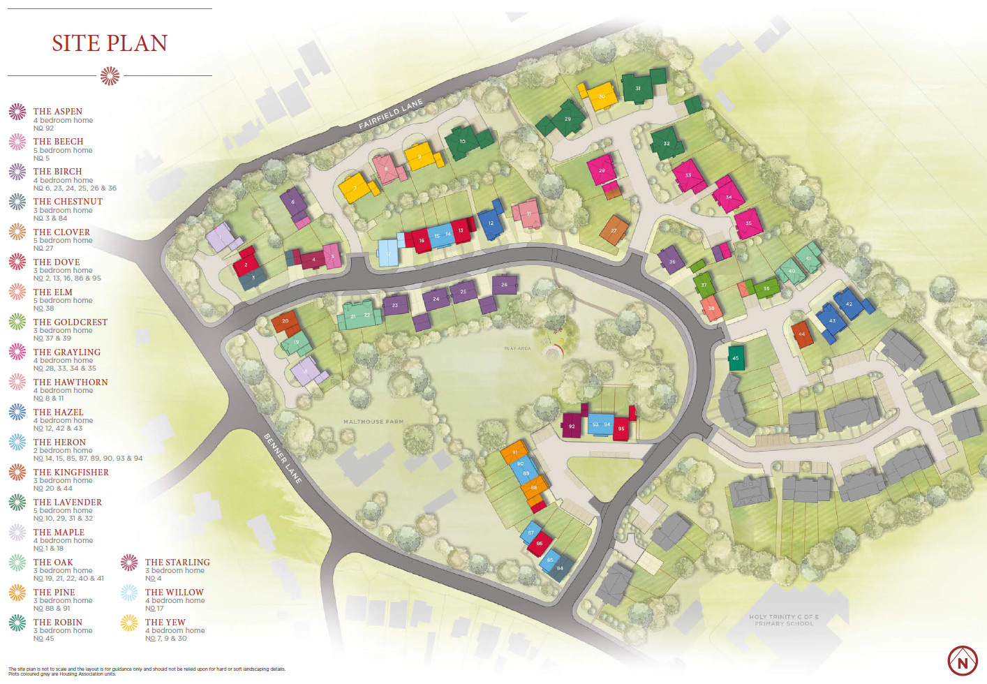 Plot 87 – The Heron Siteplan