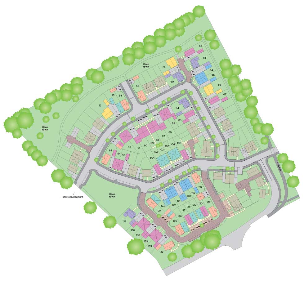 The Woodston – Plot 127 Siteplan