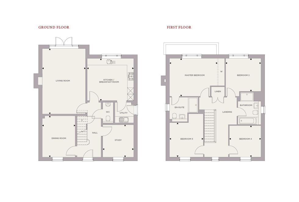 Plot 1 – The Maple Floor plan