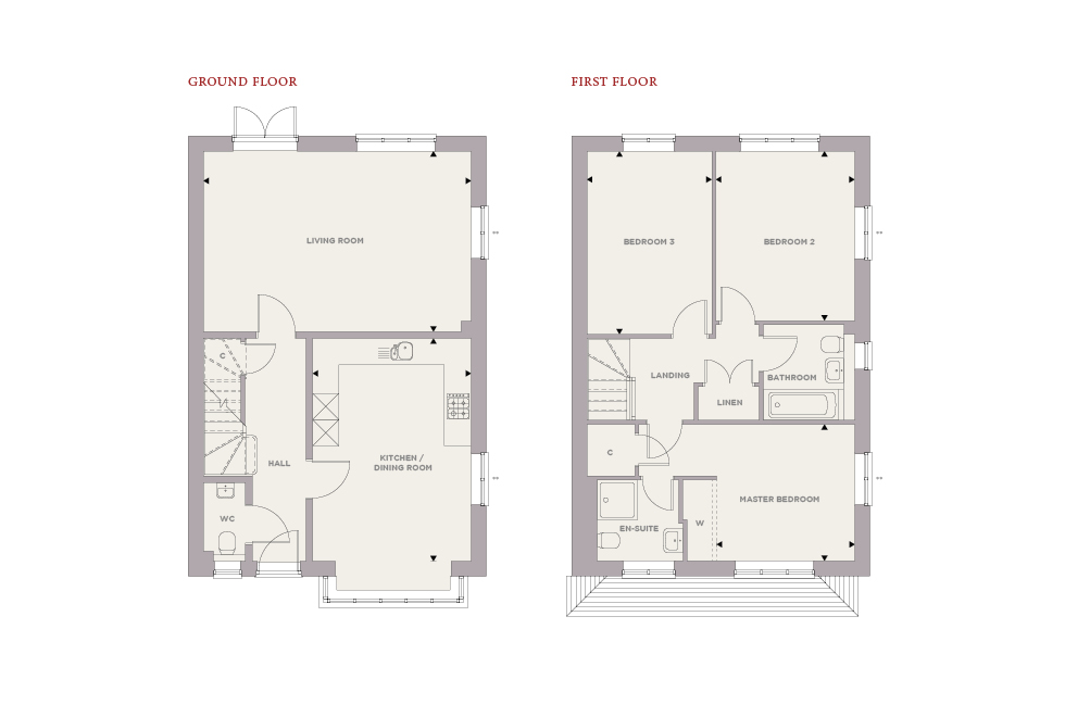 Plot 91 – The Pine Floor plan