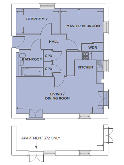 Plot 376 – Bramley House Floor plan