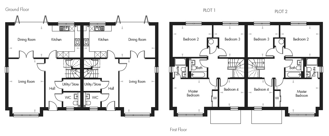 Plot 1 Floor plan