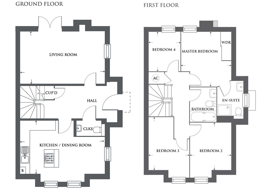 Plot 466 – The Hatley Floor plan