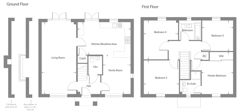 Plot 41 – The Woodside Floor plan