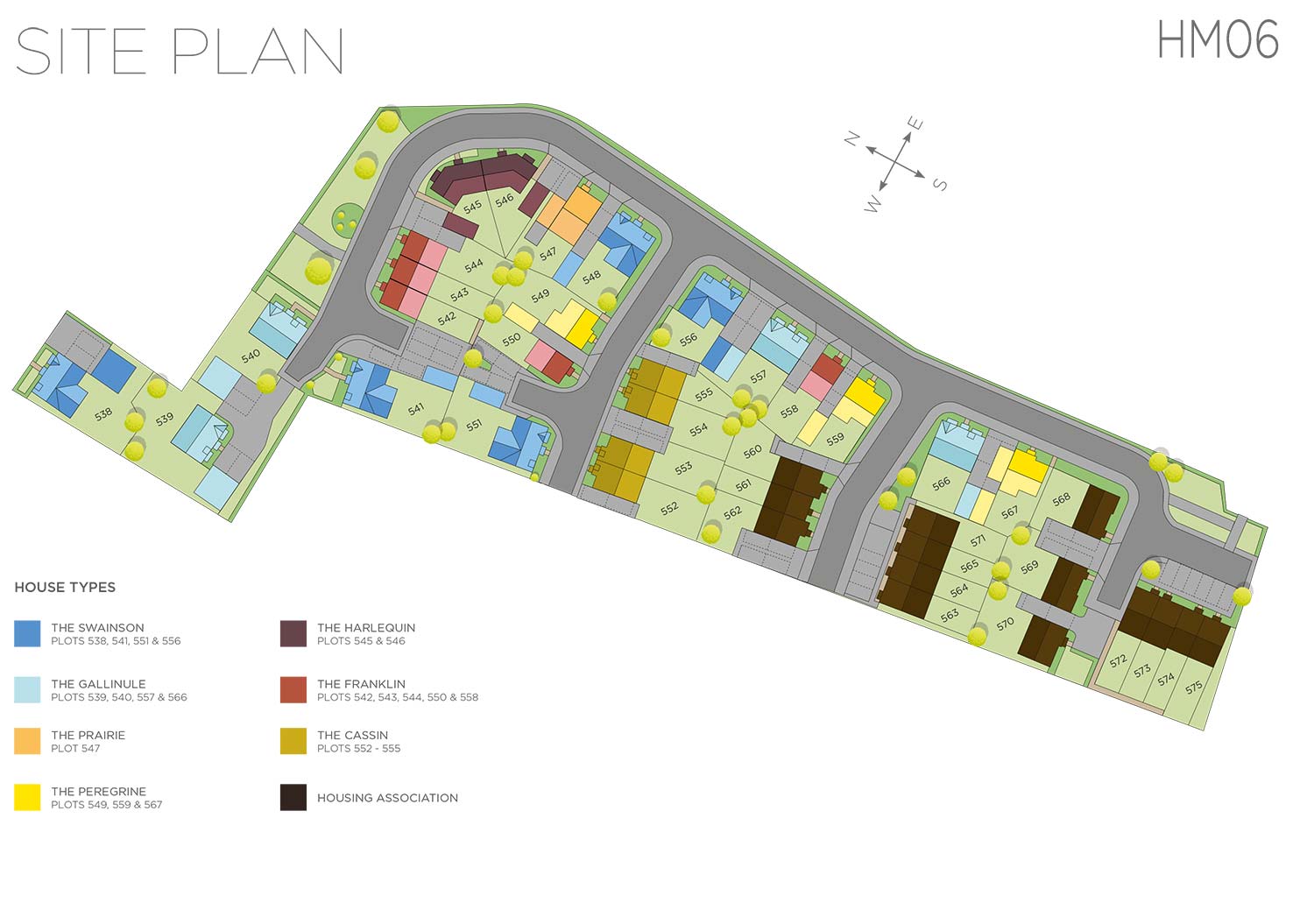 Plot 553 – The Cassin Siteplan