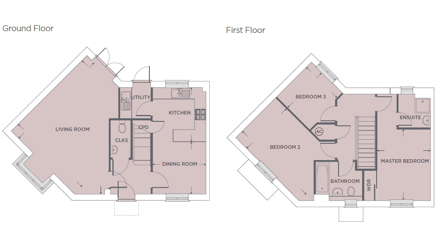 Plot 545 – The Harlequin Floor plan