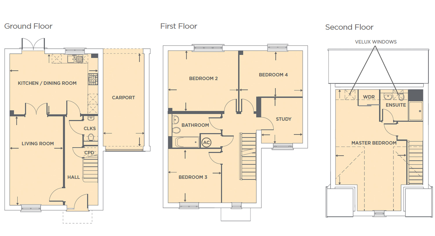 Plot 547 – The Prairie Floor plan