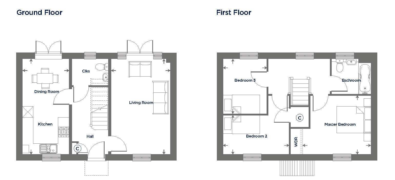 Plot 80 – The Coltsfoot Floor plan