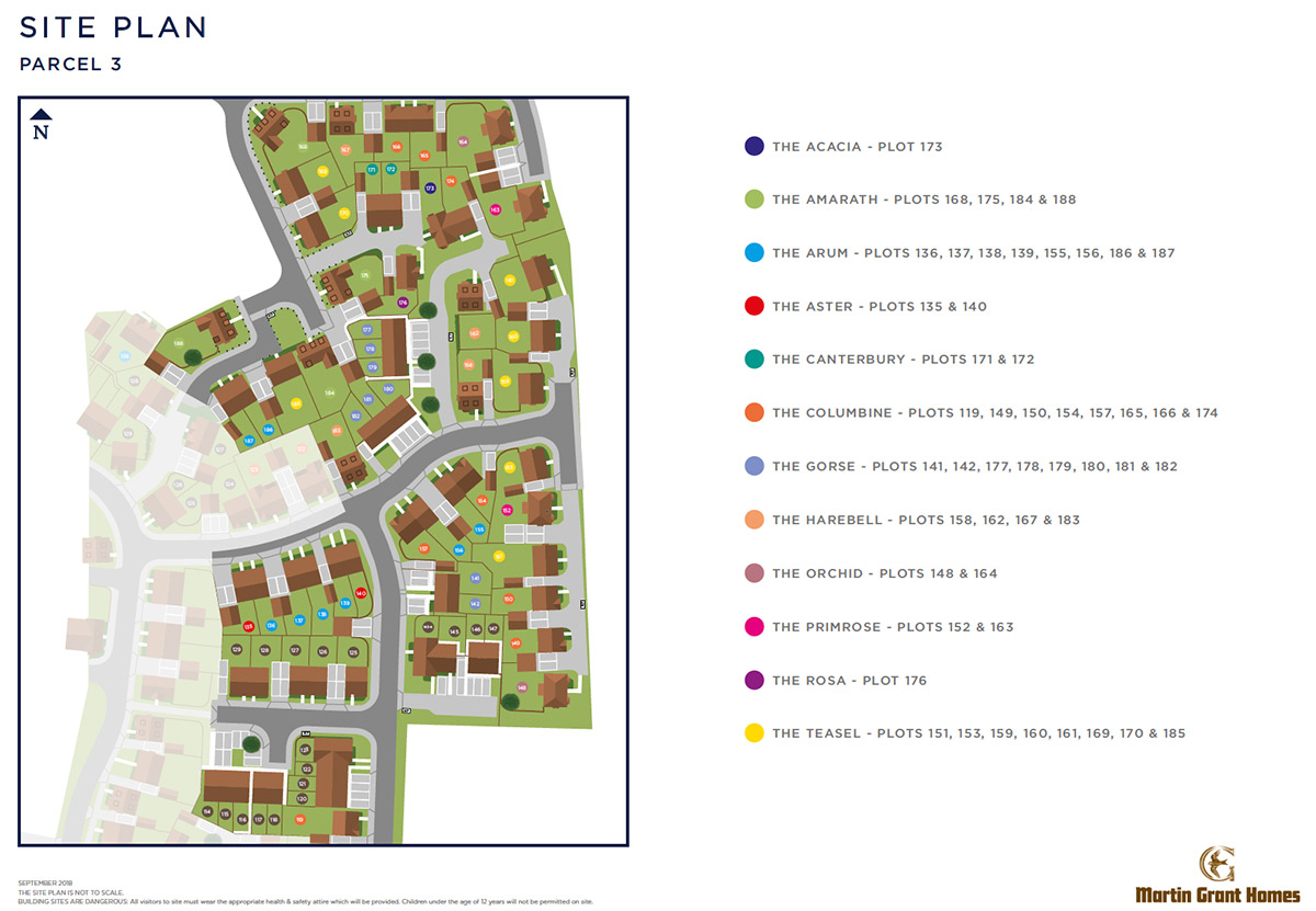 M156 – The Arum Siteplan