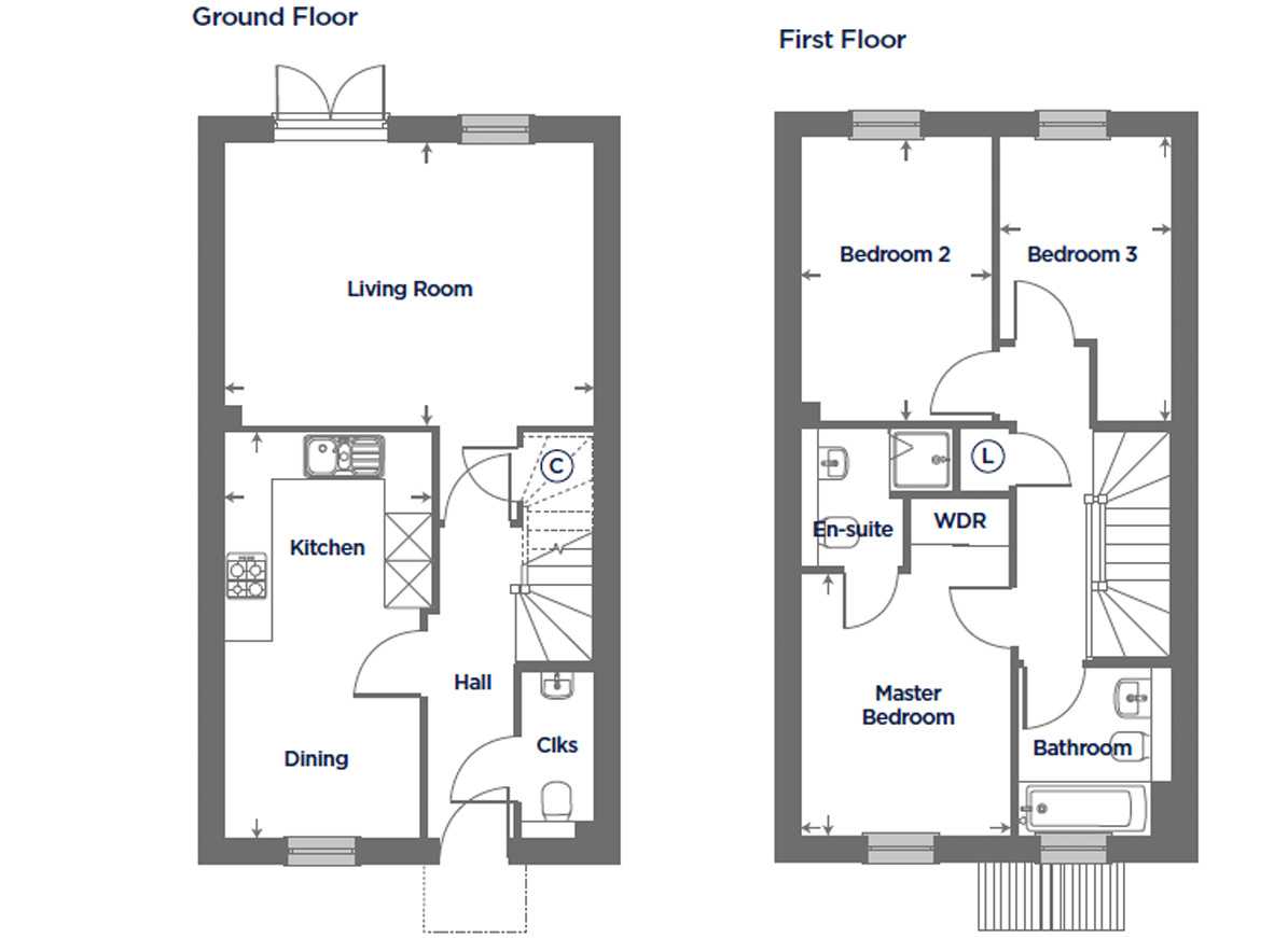 Plot 172 – The Canterbury Floor plan