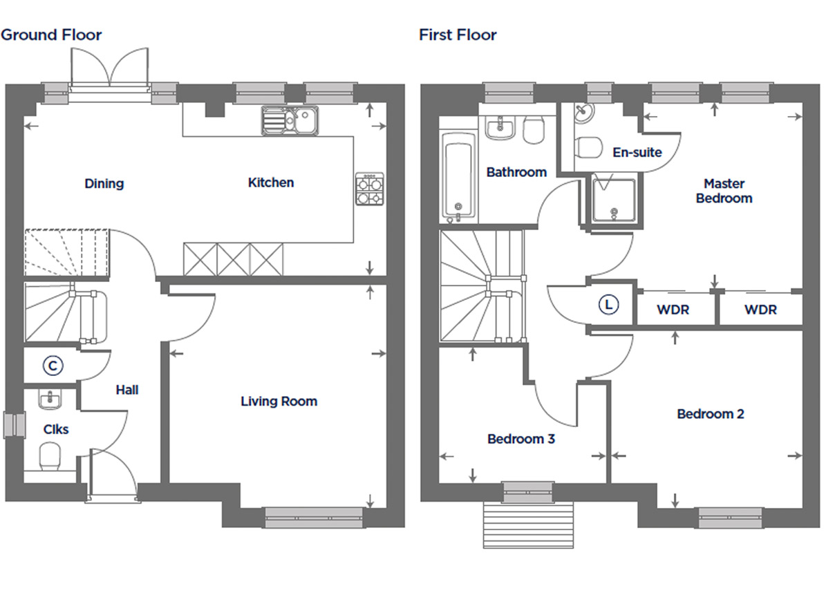 Plot 166 – The Columbine Floor plan