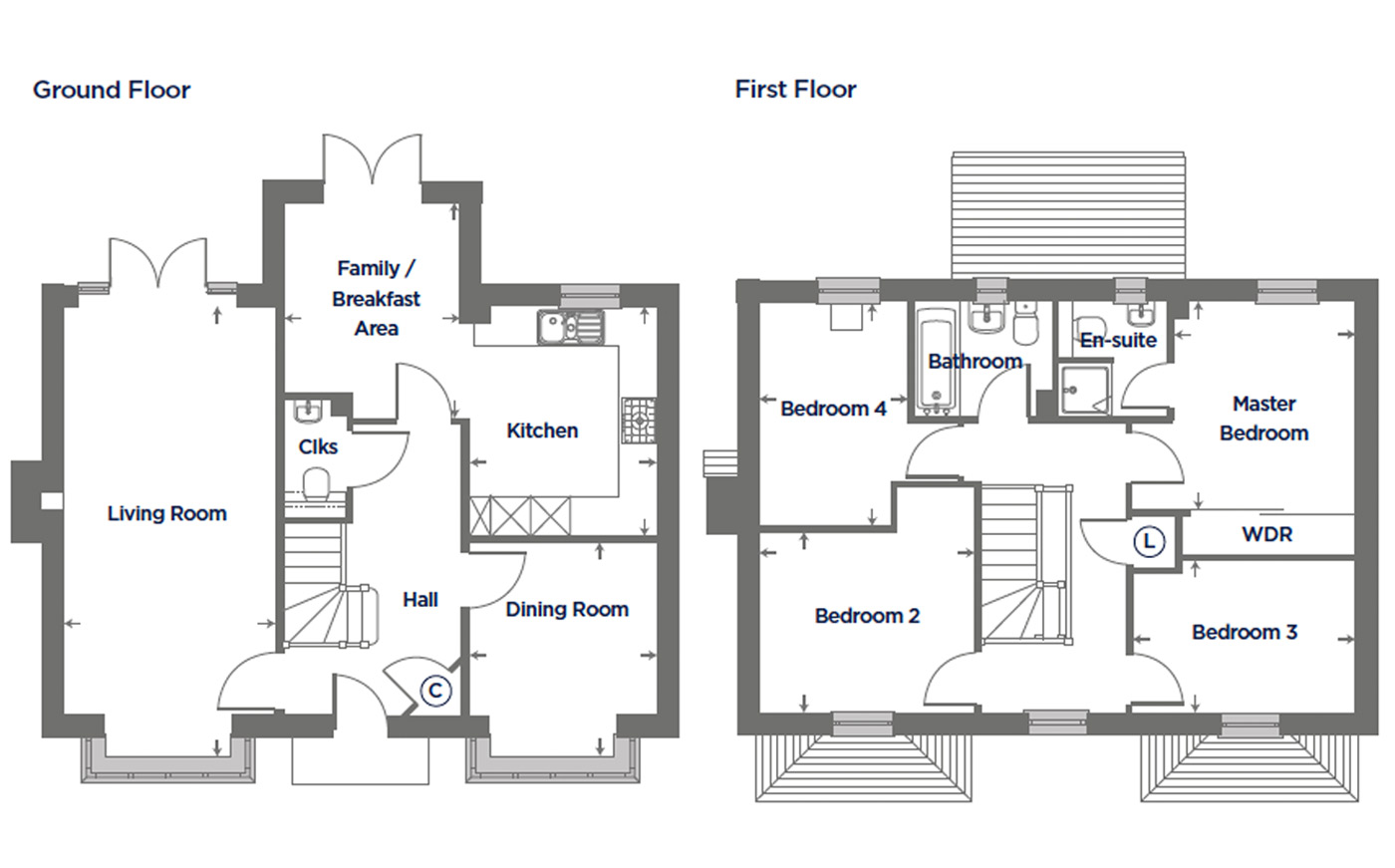 Plot 164 – The Orchid Floor plan