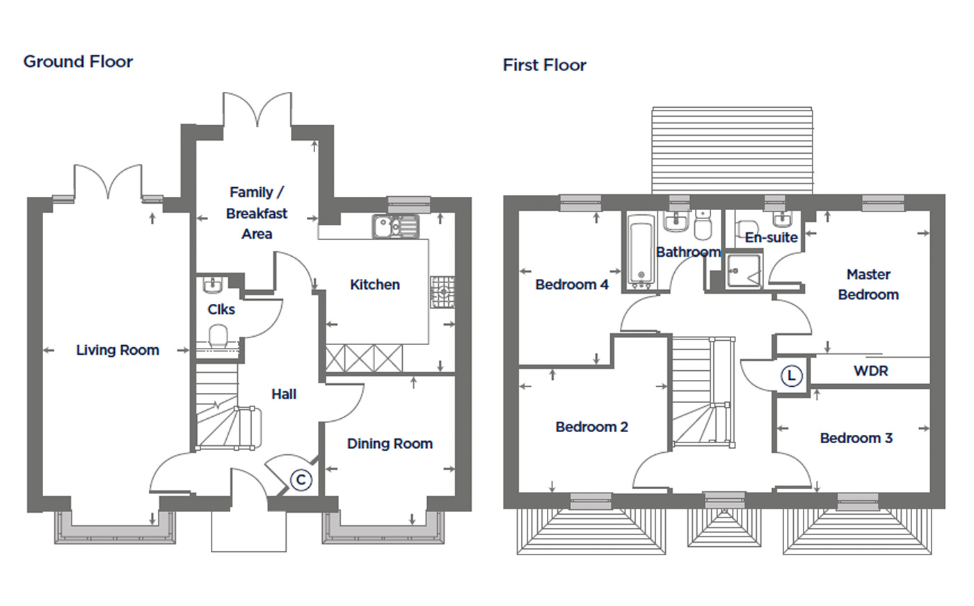 Plot 152 – The Primrose Floor plan