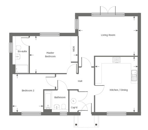 Plot 25 – The Kingsley Floor plan