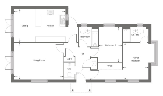 Plot 26 – The Loxwood Floor plan