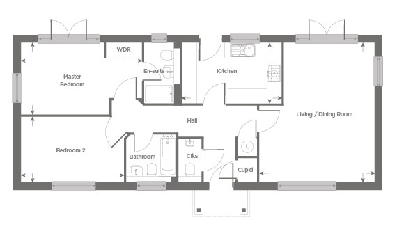 Plot 27 – The Rowhook Floor plan