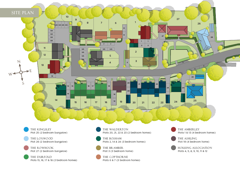 Plot 20 – The Walderton Siteplan