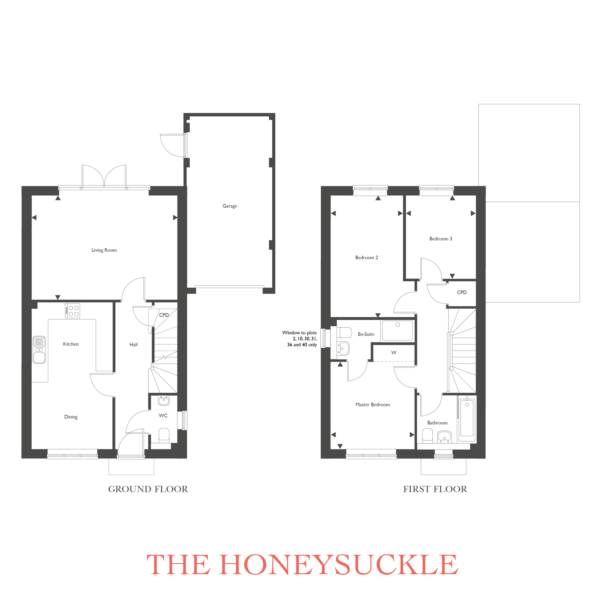 Plot 40 – The Honeysuckle Floor plan