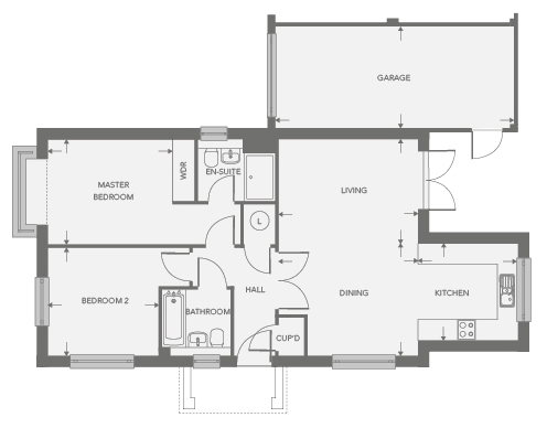 Plot 9 – The Lea Floor plan