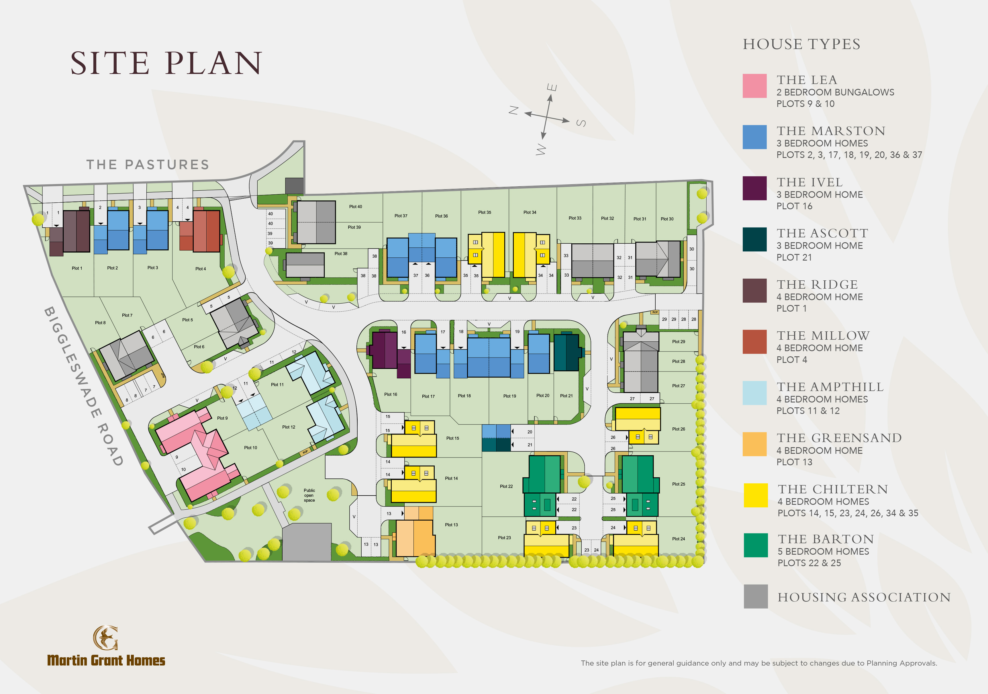 Plot 9 – The Lea Siteplan