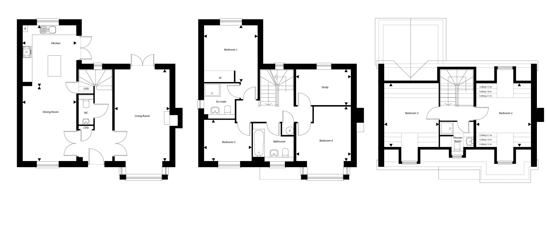 Plot 2 – The Pemberley Floor plan