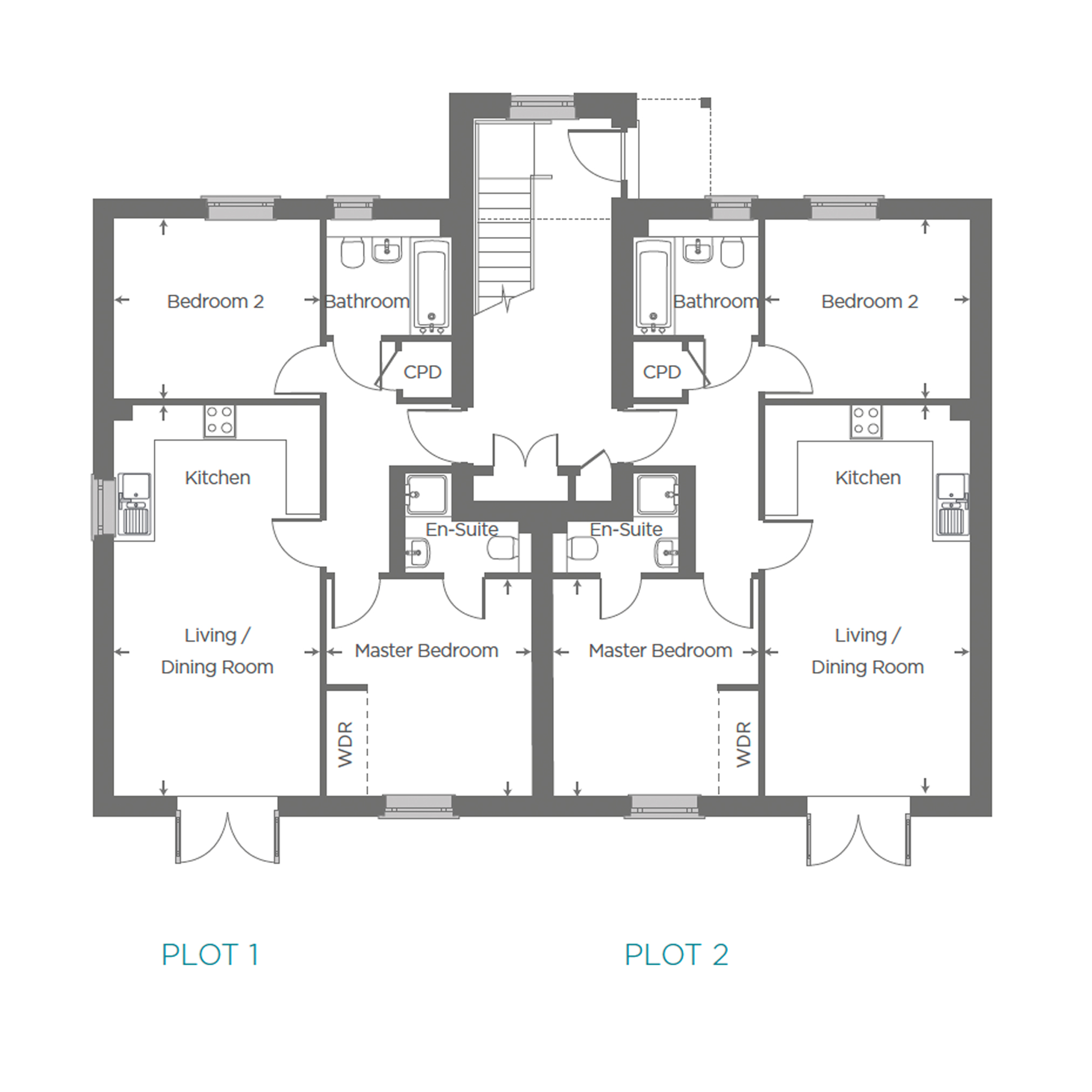 Plot 2 Floor plan