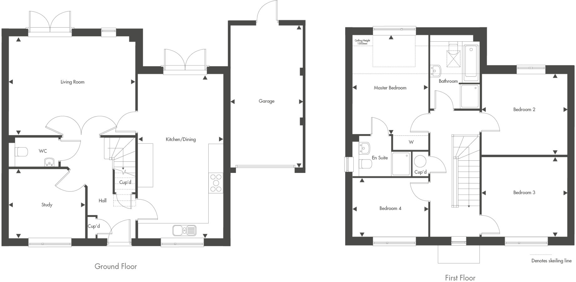 Plot 25 – The Higham Floor plan