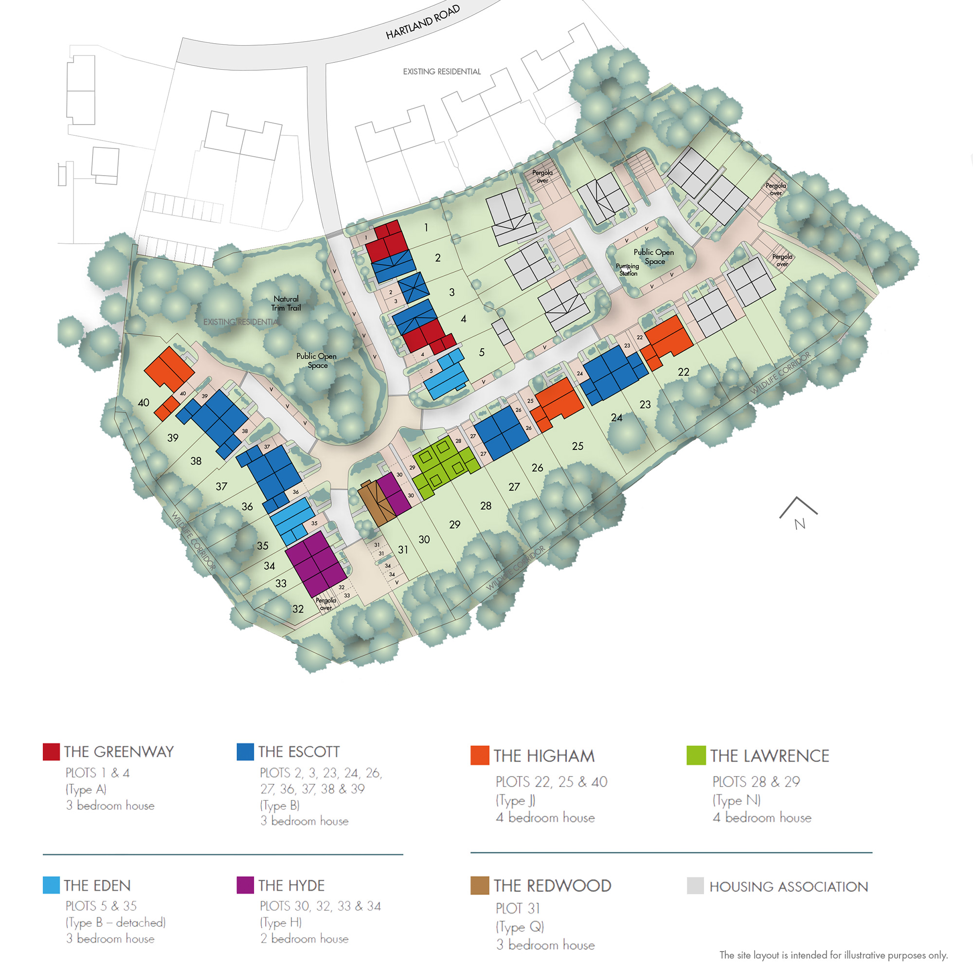 Plot 40 – The Higham Siteplan