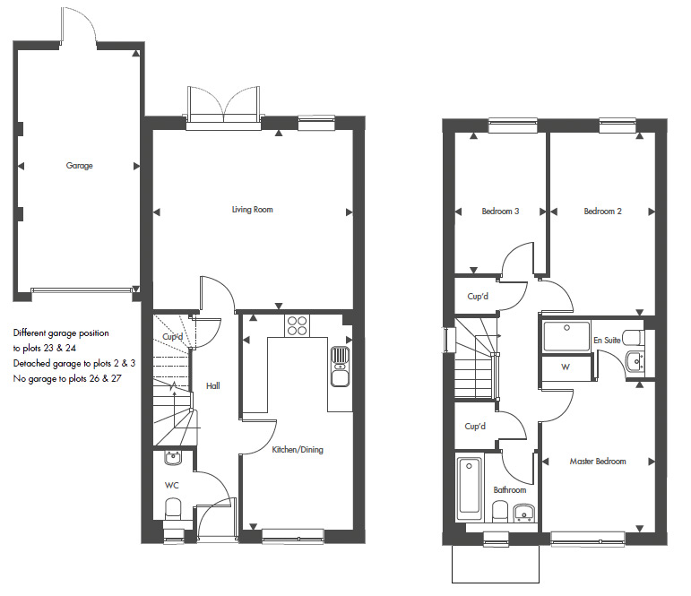 Plot 26 – The Escott Floor plan