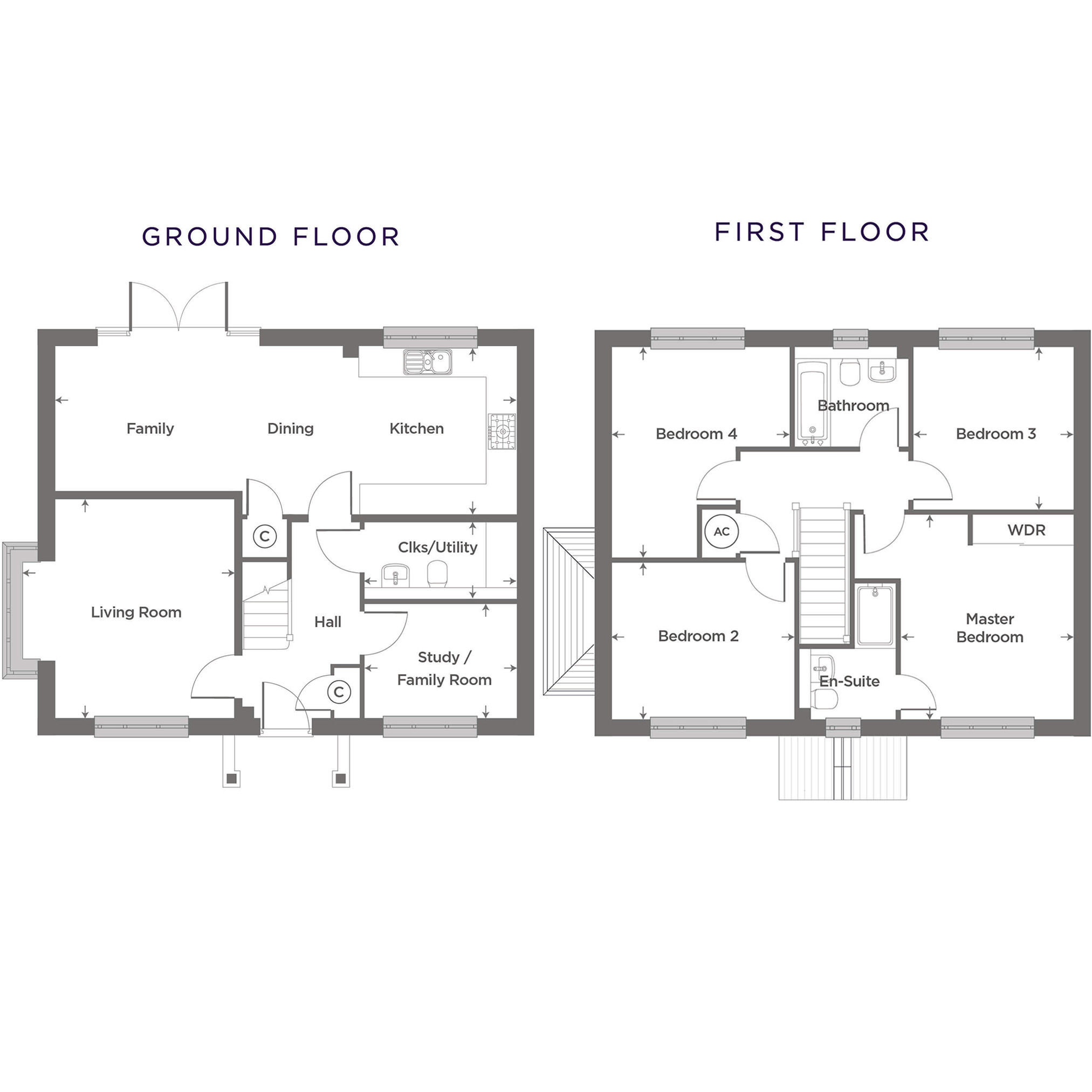 Plot 106 – The Boughton Floor plan