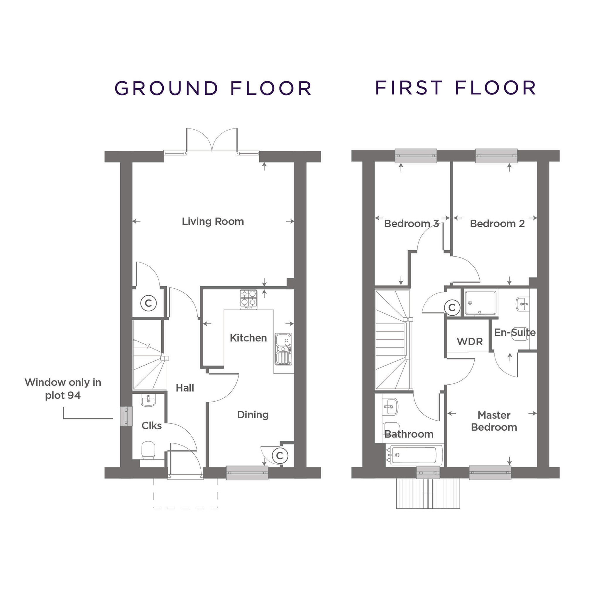 Plot 94 – The Harlestone Floor plan