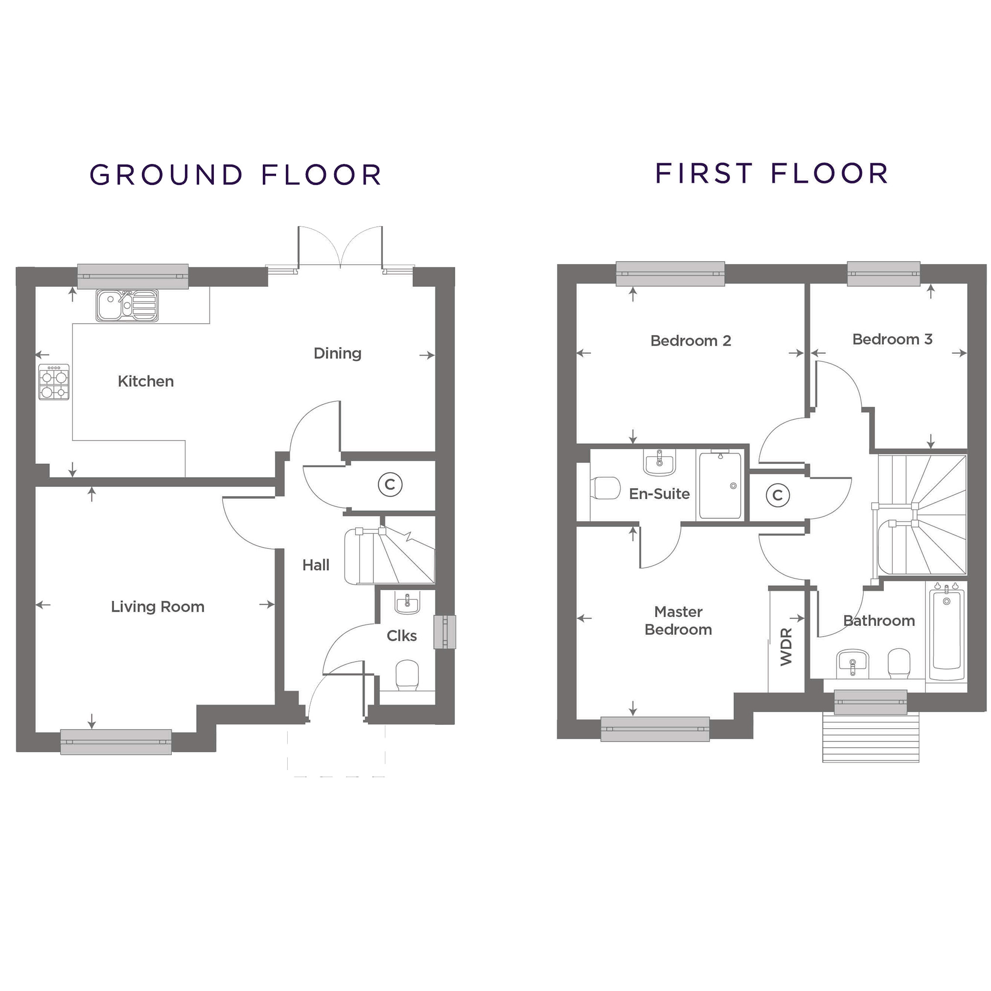 Plot 7 – The Rushden Floor plan