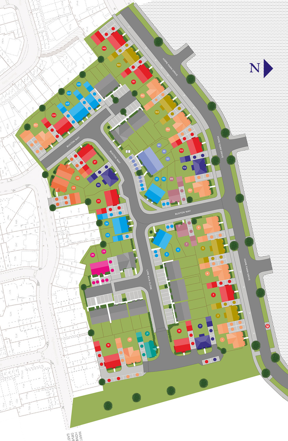 Plot 21 – The Cosgrove Siteplan