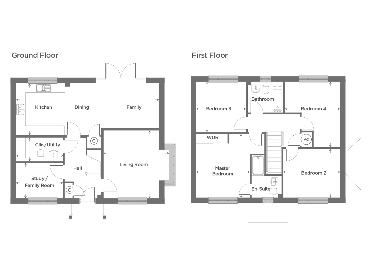 Plot 80 – The Boughton Floor plan