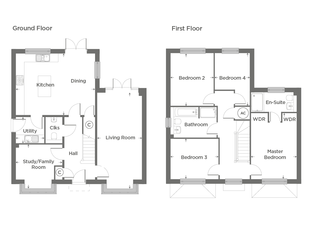 Plot 76 – The Moulton Floor plan