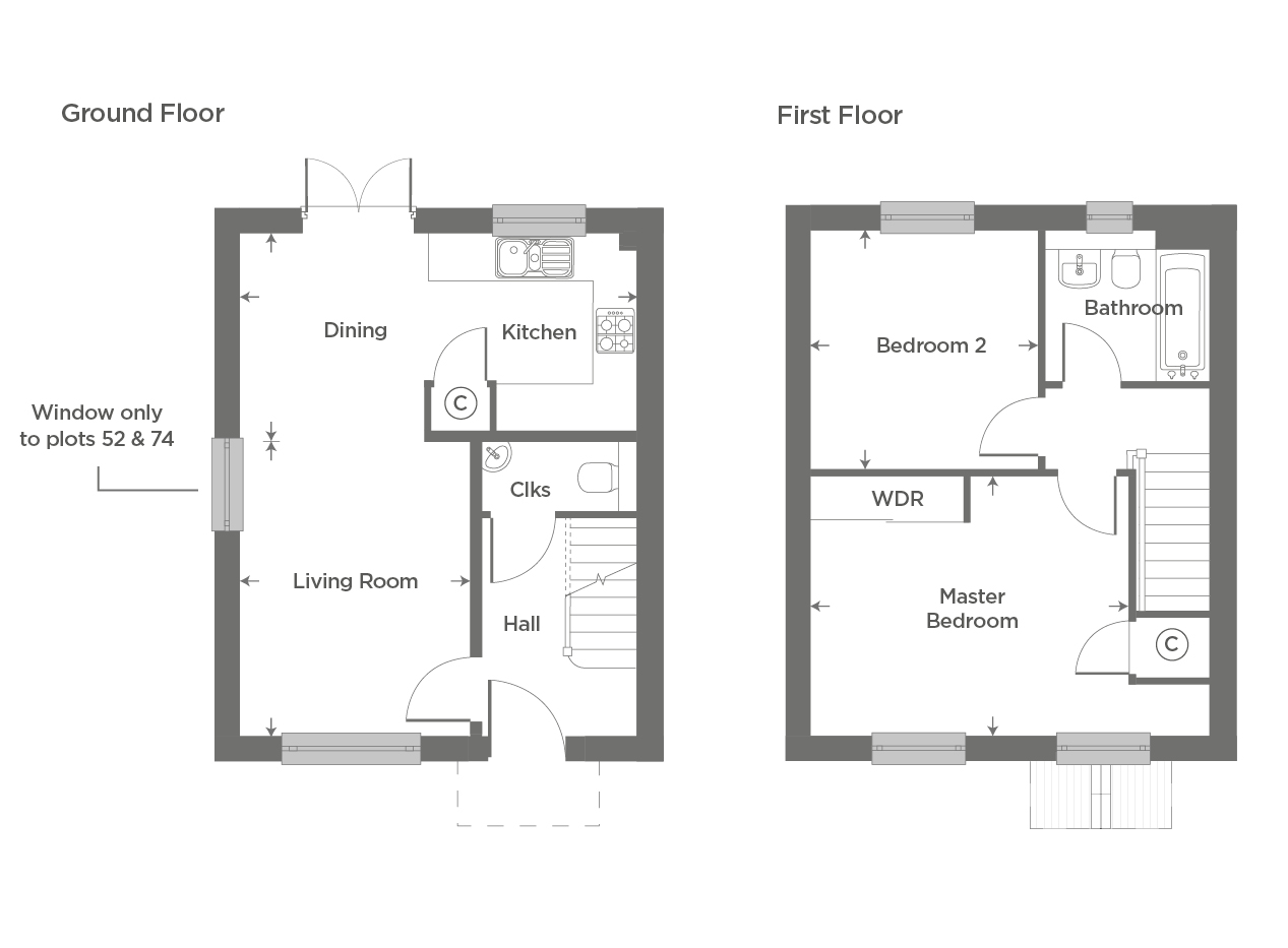 Plot 75 – The Wollaston Floor plan