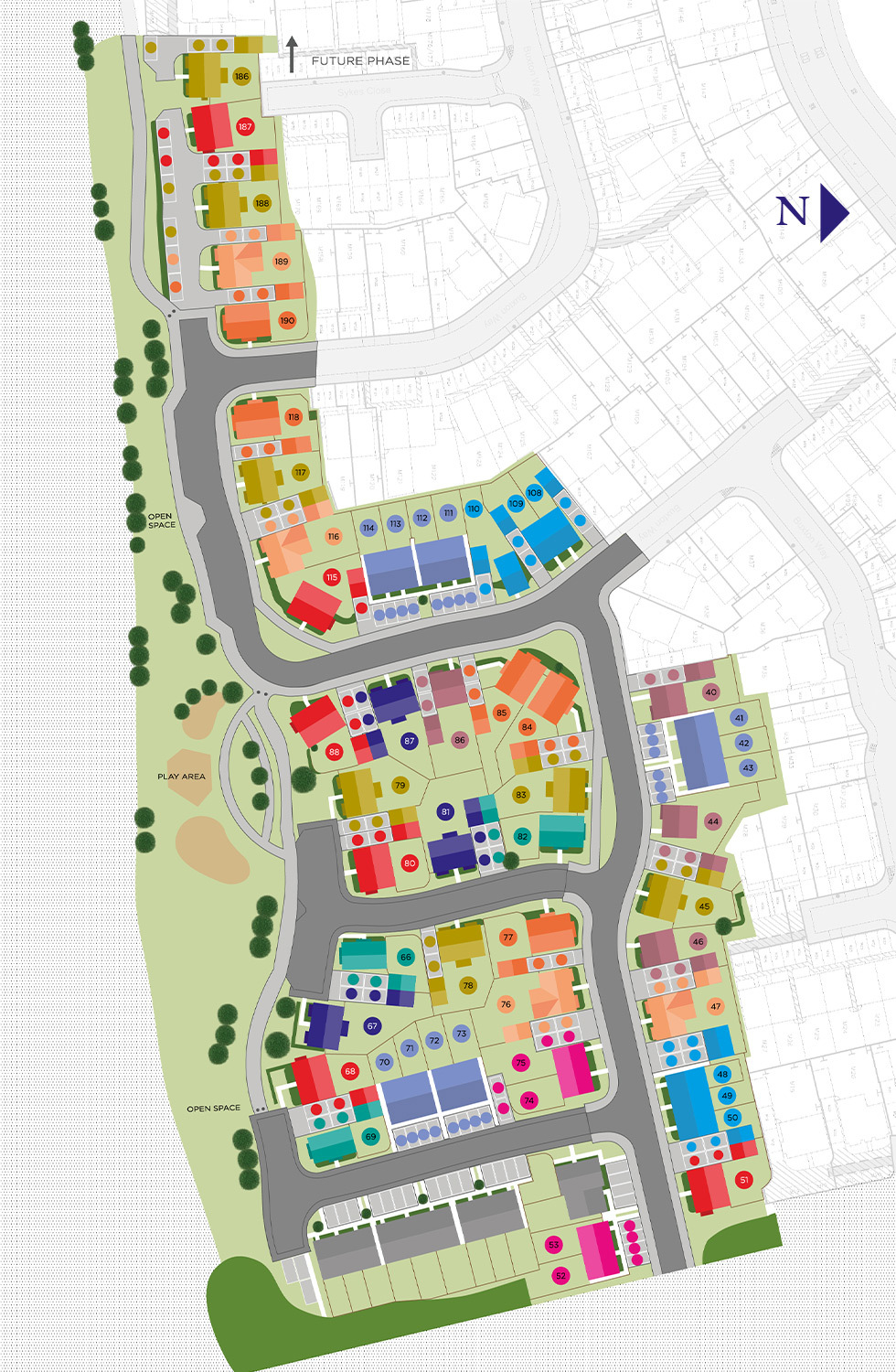 Plot 86 – The Rushden Siteplan